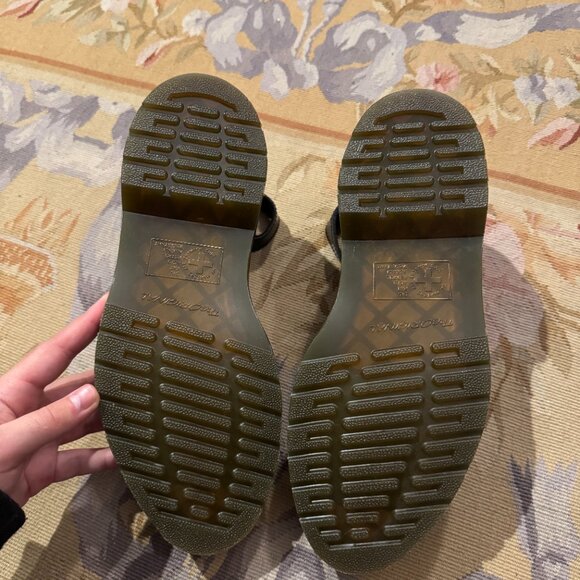 NEW Women’s Dr. Martens Leonie Mary Jane Ankle Strap Loafers Black US 5 - Picture 3 of 5